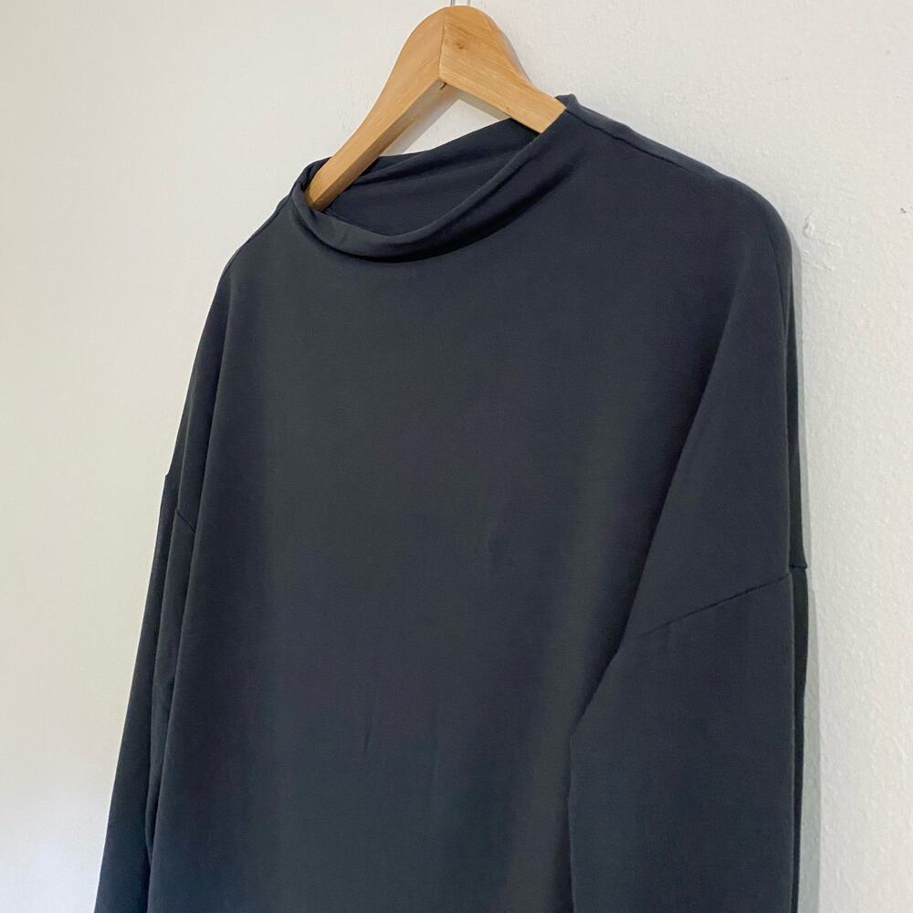 Banana Republic Baby Terry Top, Eclipse Coal, Size Medium - Picture 6 of 12